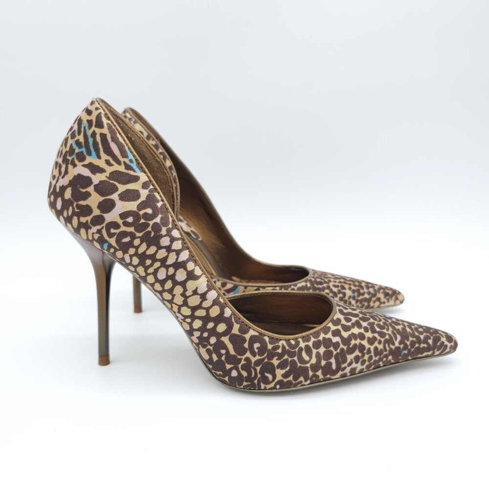 Aldo Cheetah Print Stiletto Heels Pointed Toe Pumps Size 5.5 New